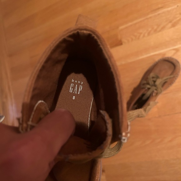 Suede lace up boots - Picture 4 of 4